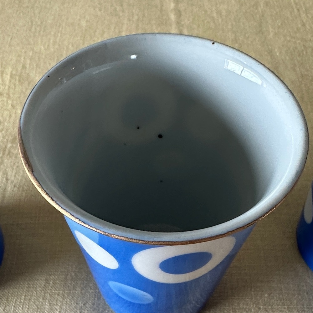 Mepoco Ware Japan Blue and White Cups - Picture 6 of 9